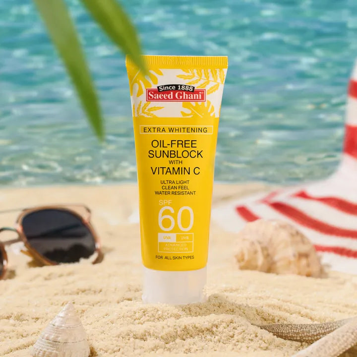 Sunblock SPF 60 with Vitamin C | Saeed Ghani